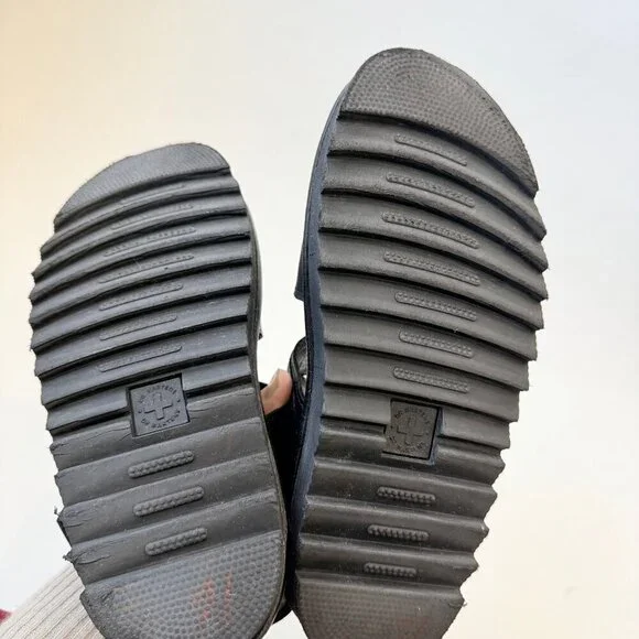 Dr. Martens Blaire Hydro Leather Platform Sandals Women’s Size 7 Black - Picture 10 of 10